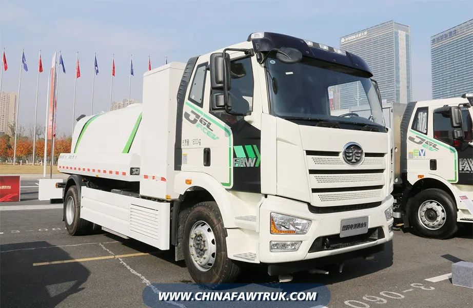 FAW Jiefang J6L 4x2 Half-Cab Fuel Cell Water Sprinkler Truck Chassis