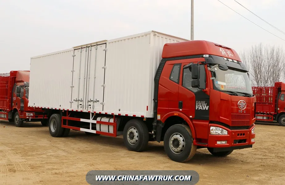 FAW Jiefang J6M Heavy-Duty Truck, 280 HP, 6x2, 9.35-meter Box Truck