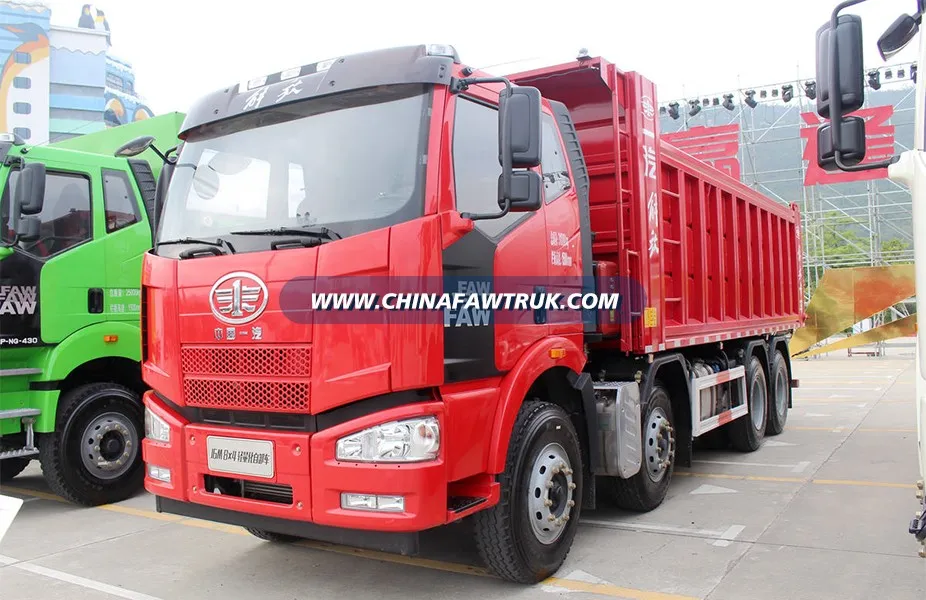 FAW Jiefang J6M Heavy-Duty Truck, 320 HP, 8x4, 6.5-meter Dump Truck Chassis