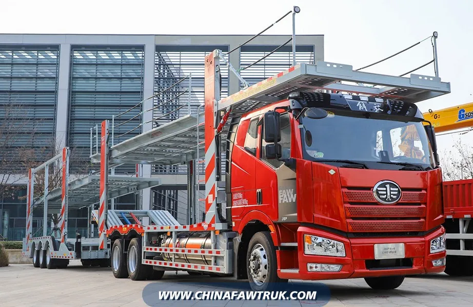FAW Jiefang J6P 480-horsepower 6x4 LNG Car Carrier