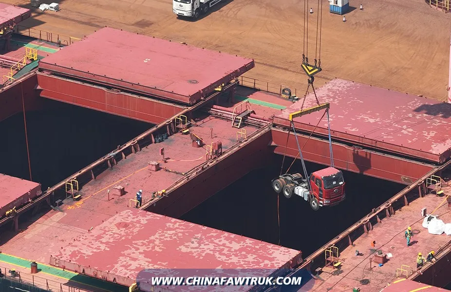 FAW truck international shipping