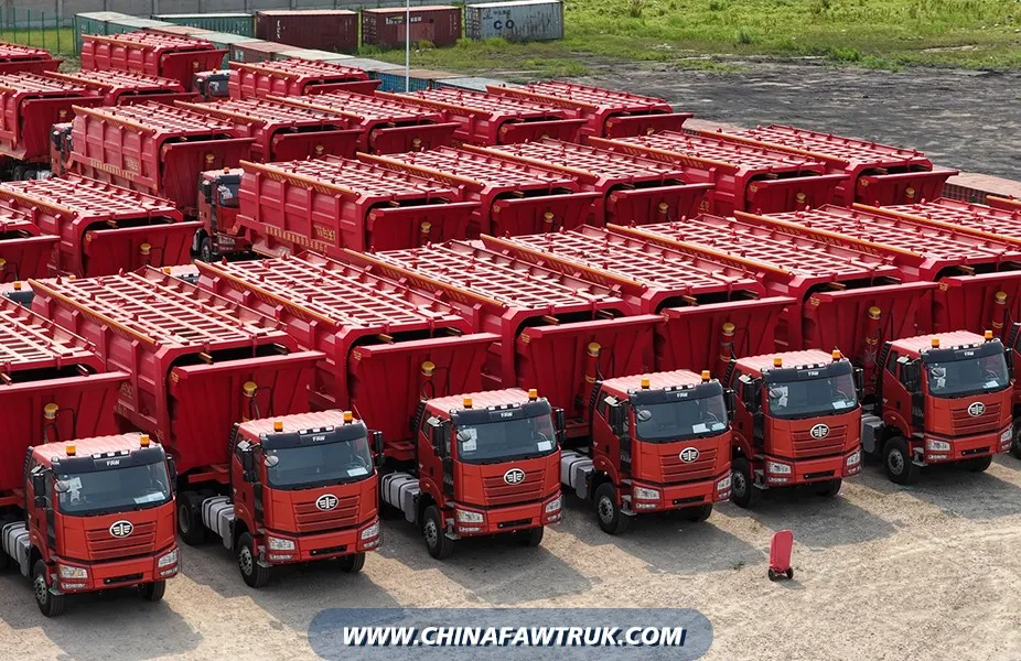 FAW truck export logistics
