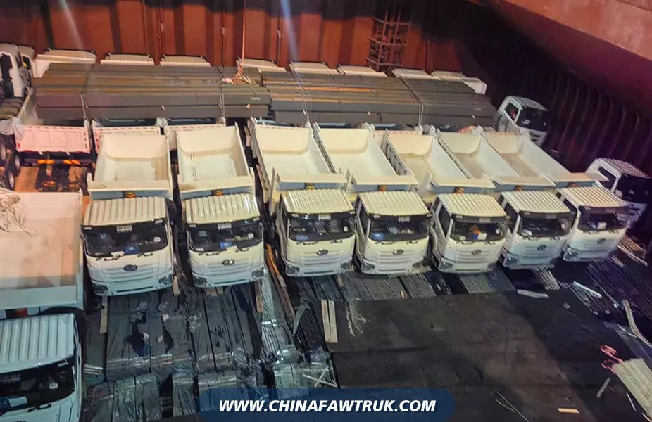 FAW truck shipping logistics