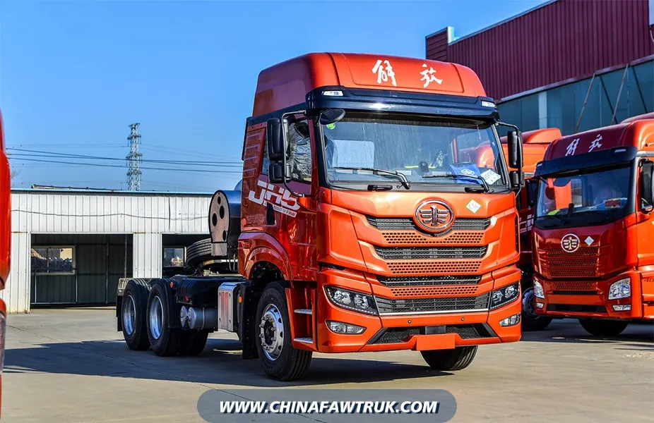 Qingdao Jiefang FAW JH5 Truck, 460 HP, 6x4 LNG Tractor