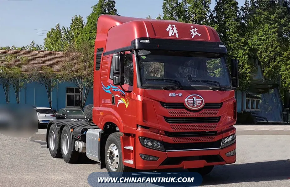 Qingdao Jiefang FAW JH5 Truck, 500 HP, 6x4 AMT Automatic Transmission Tractor (Ralentisseur hydraulique)