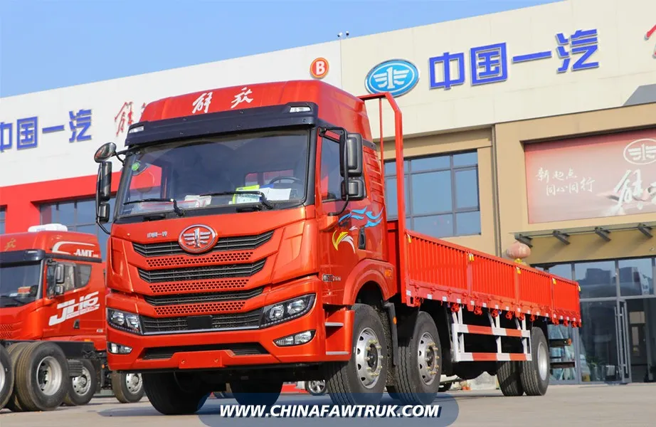 Qingdao Jiefang Han V 2.0 Heavy-Duty Truck, 260 HP, 6x2, 9.5-meter Flatbed Truck (China VI)