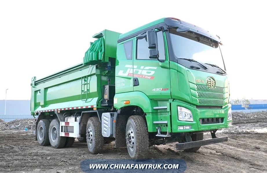 Qingdao Jiefang JH6 Heavy-Duty Truck, 430 HP, 8x4, 6-meter Dump Truck
