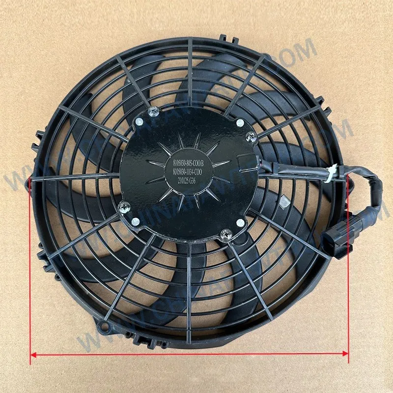 8105030-80Swater Tank Radiator Condenser Electronic Fan1