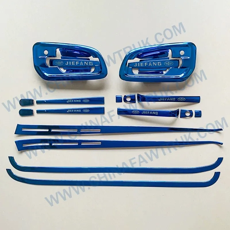 Kit de acabado de acero azul