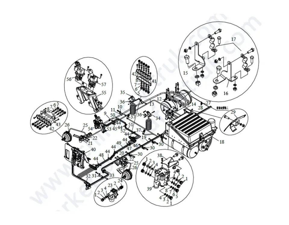 خط الفرامل 1 فاو JH6