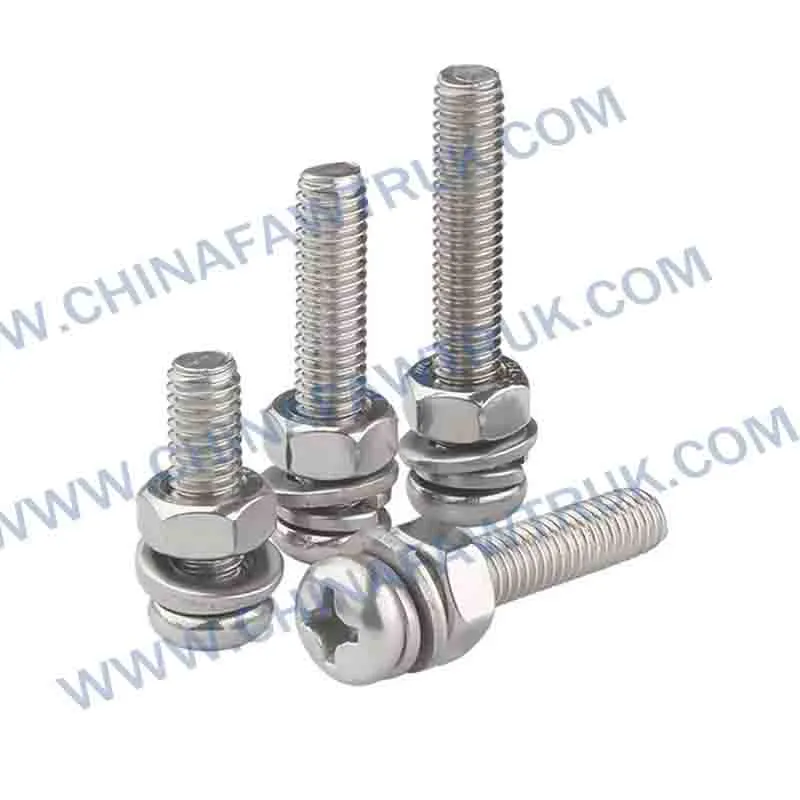 CQ2214816F41 Pallet Tornillo de autocuidado empotrado y lavadora plana completa
