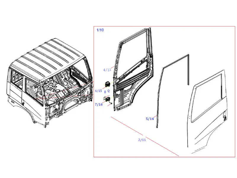 مجموعة الكابينة-لا رسم أو مجهزة