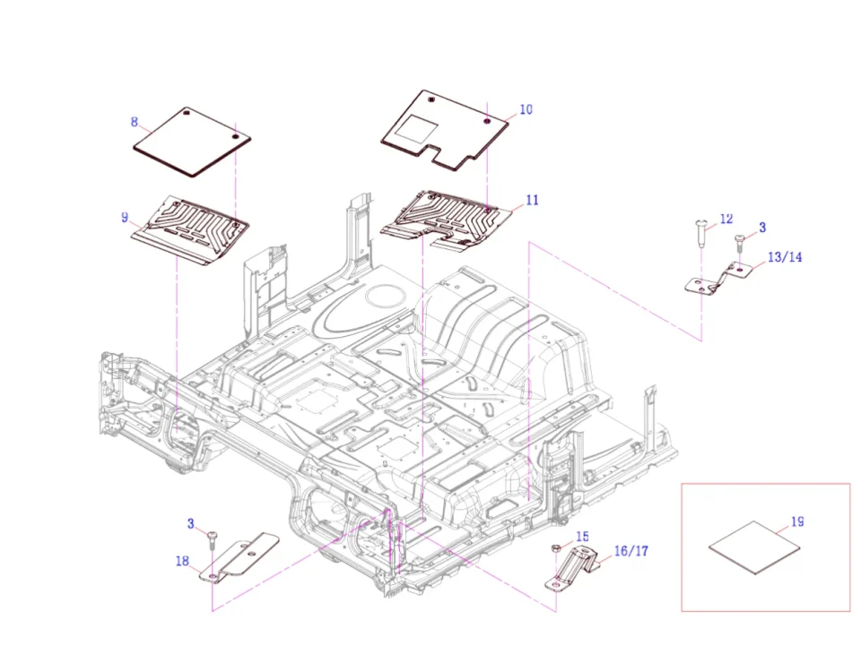 Ковер & Пороговая нажатая полоса в сборе-2