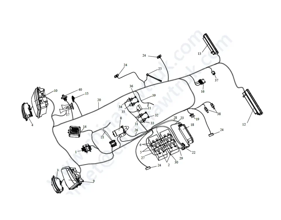 المعدات الكهربائية للشاسيه FAW JH6
