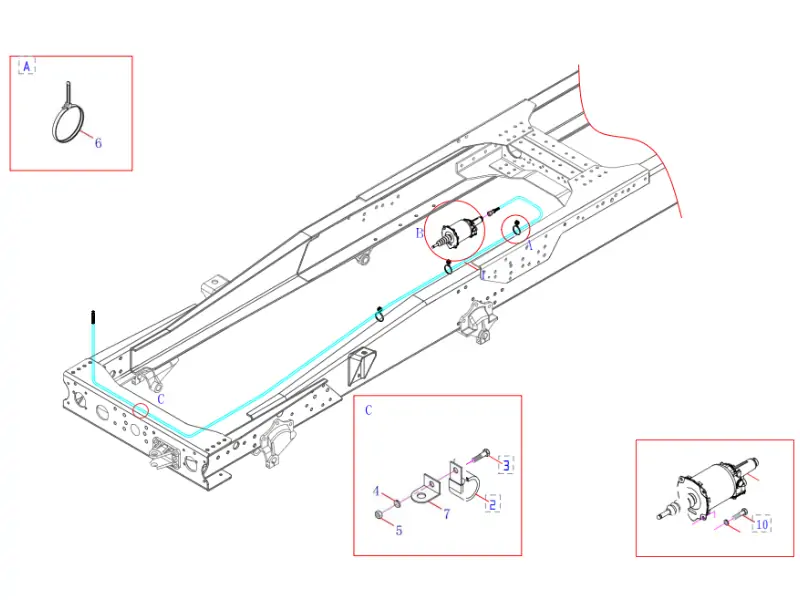 وحدة خط أنابيب القابض
