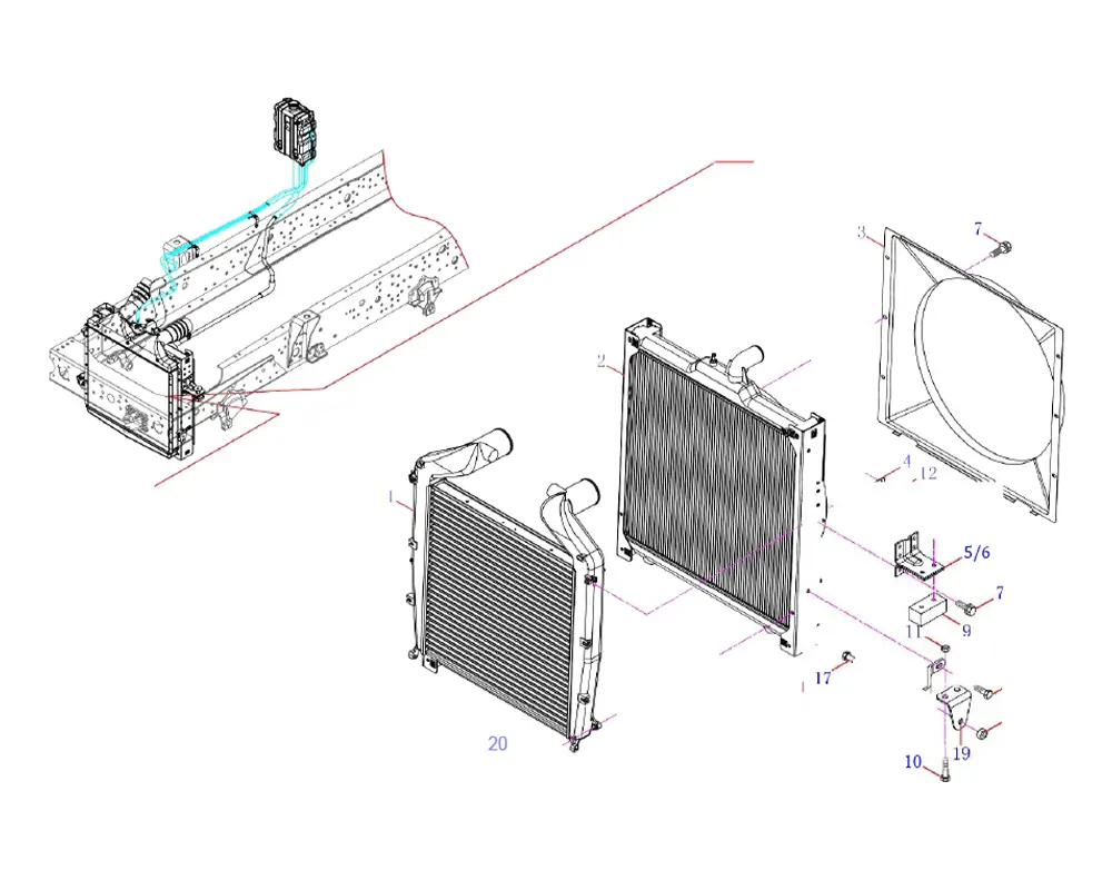 Cooling System Module Assembly