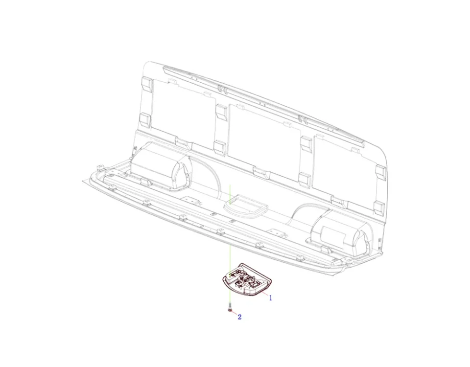 Открытие двери аламная лампа в сборе