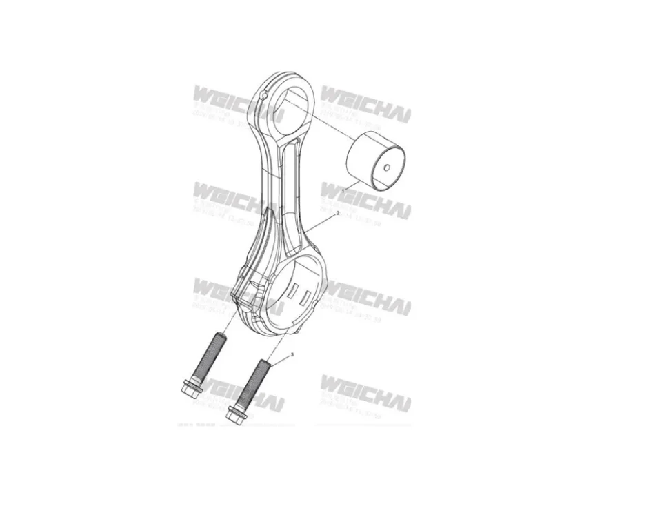 Conjunto de la varilla del motor del motor del motor