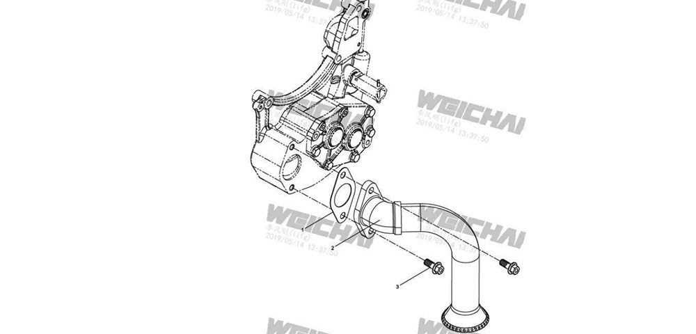 Engine Assembly-Oil Strainer Group