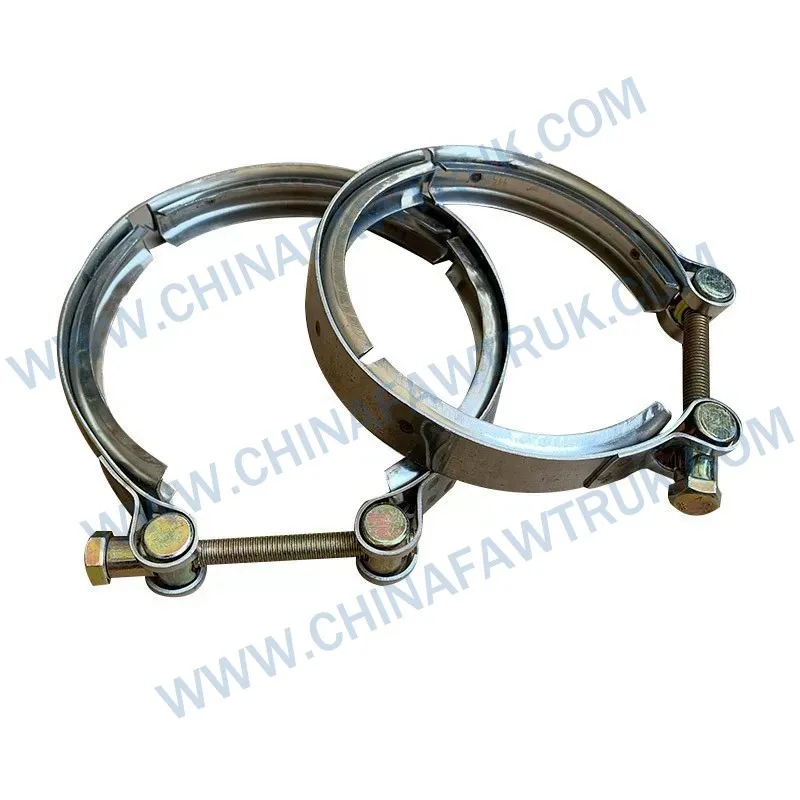 Clip de turbocompresor de tubo corrugado de escape, Clamp1 de doble capa