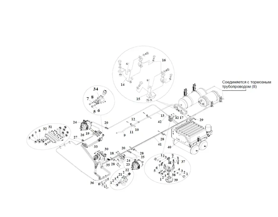 أنابيب الفرامل فاو J6 (أنا)