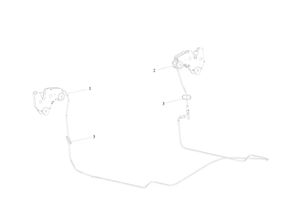 Mécanisme de contrôle de l'inclinaison de la cabine FAW J6 (II)