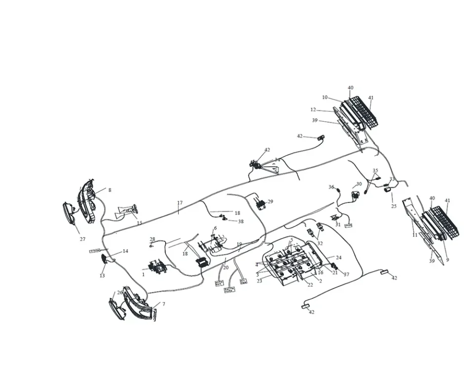 Equipamento elétrico do chassi FAW J6