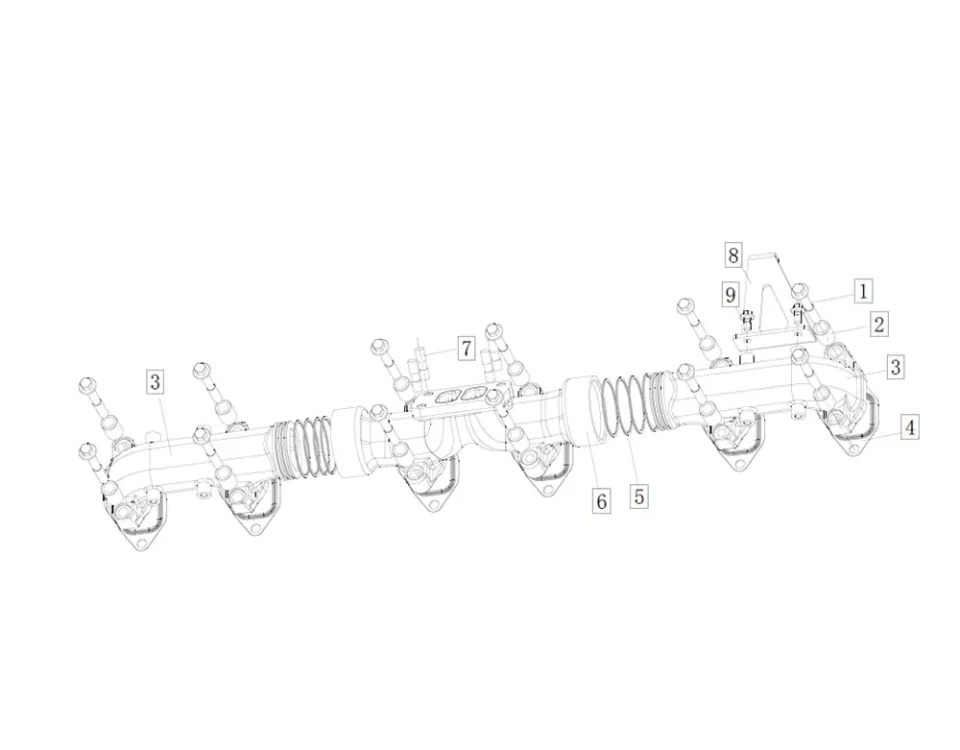 Tubo de escape FAW J6