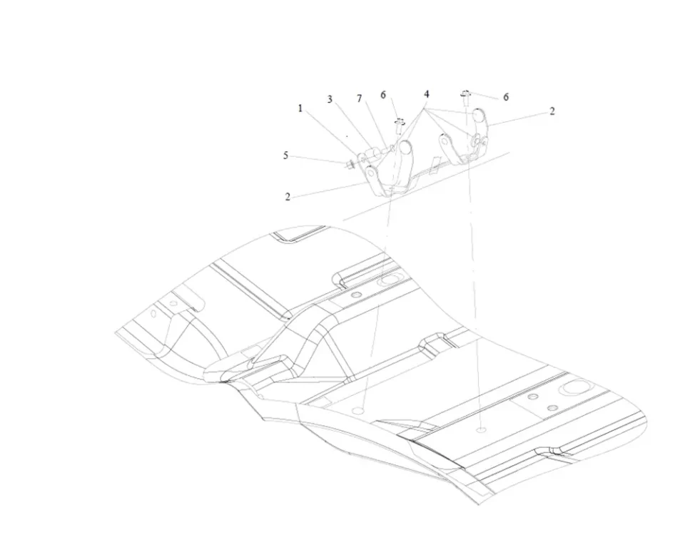 Bracket d'extincteur FAW J6 FIRE
