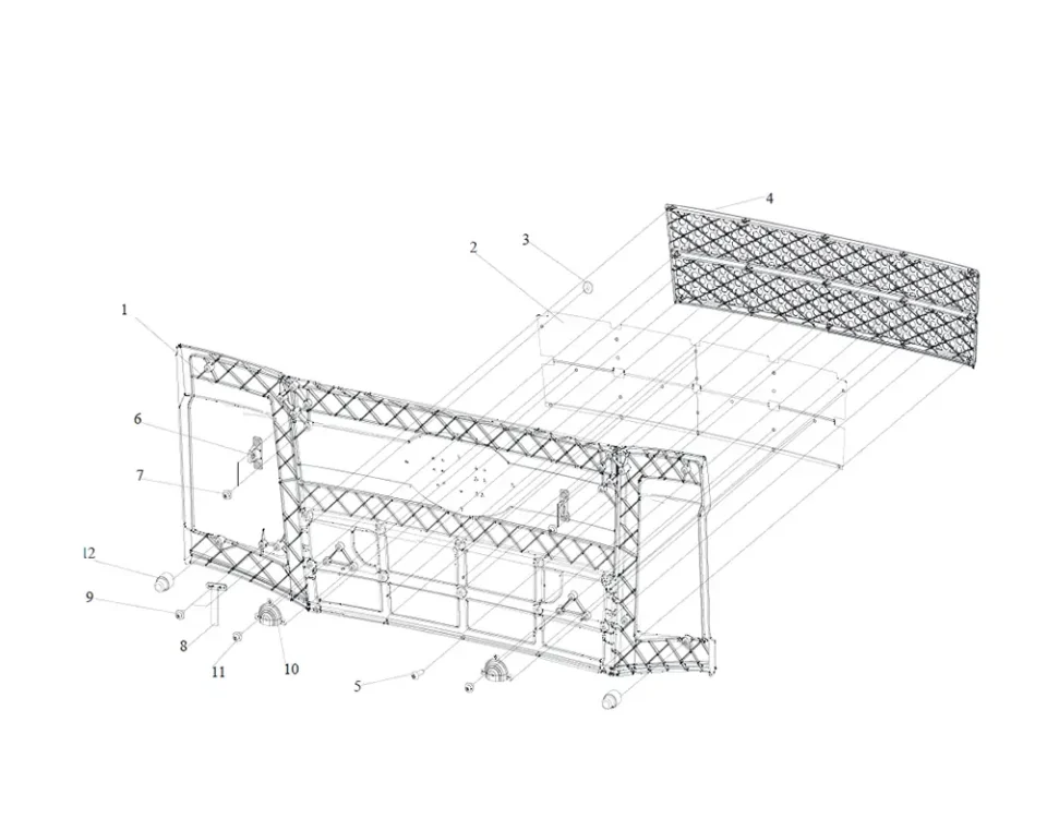 اللوحة الخارجية الأمامية FAW J6