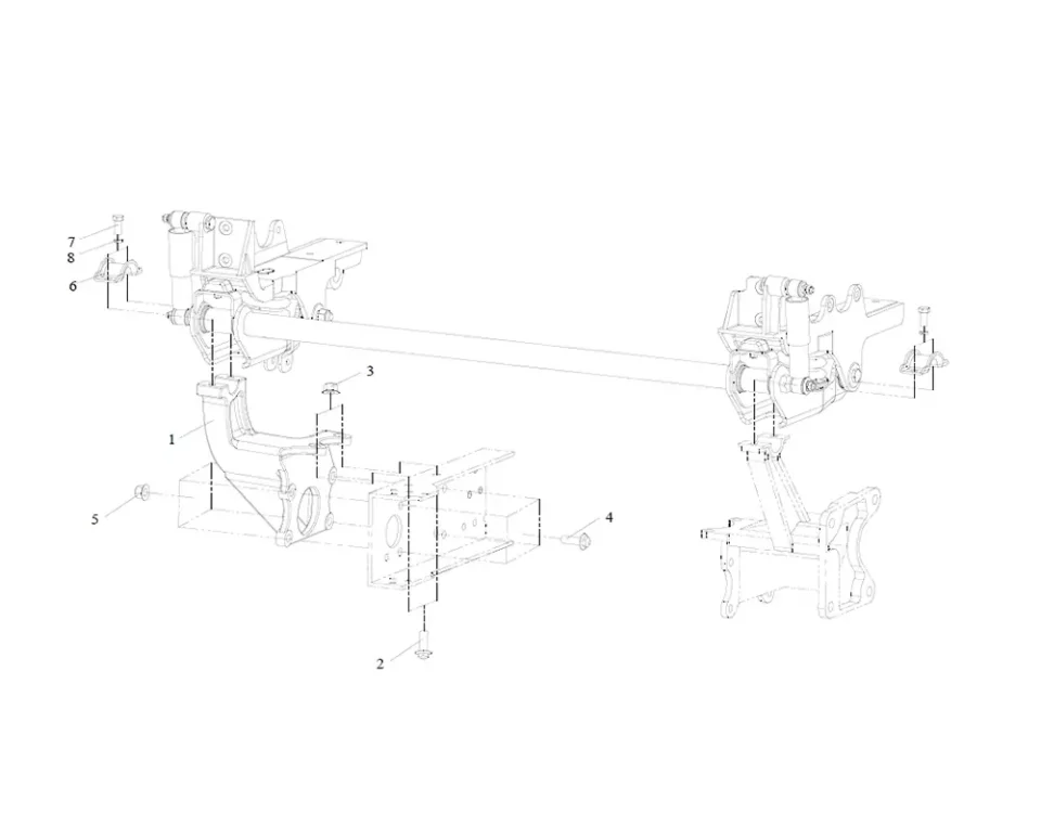 تعليق الكابينة الأمامي FAW J6 (أنا)