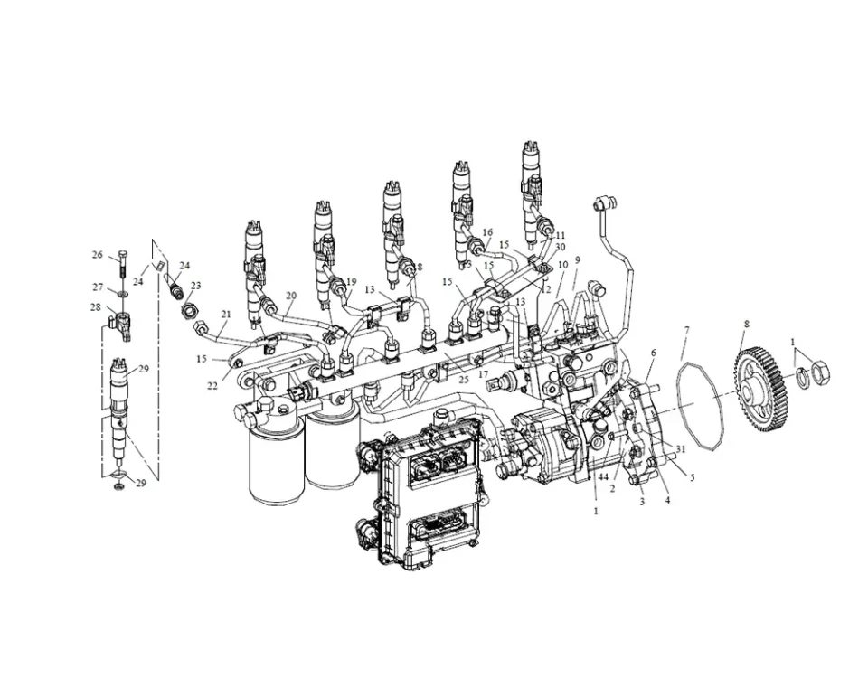 FAW J6 Fuel supply system (I)