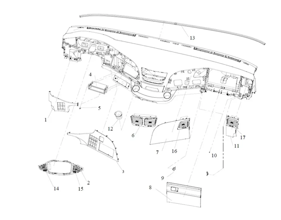 لوحة العدادات FAW J6 (رابعا)
