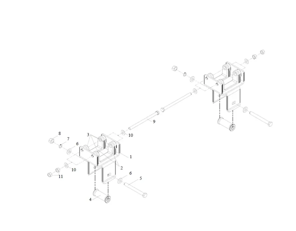 تعليق CAB الخلفي FAW J6