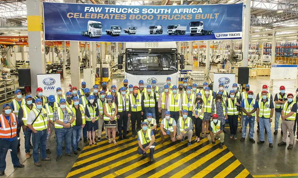 Faw Trucks в Африке