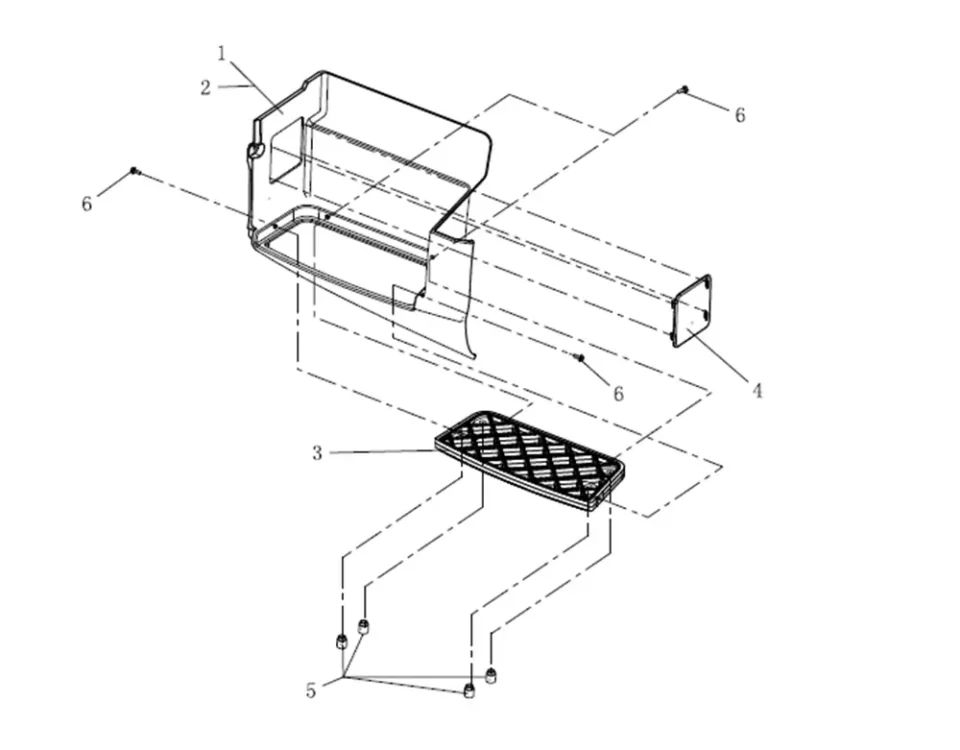 خطوة المرحلة الأولى وتجميع منطق الغطاء الزخرفي (أنا) فاو J7