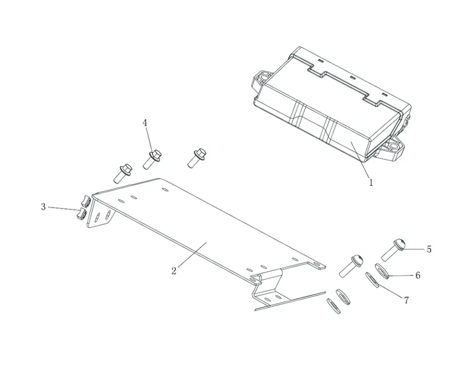 Ensemble logique du module de gestion de flotte FAW J7