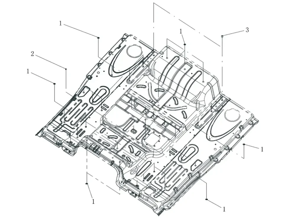 Geléia de piso 1 FAW J7
