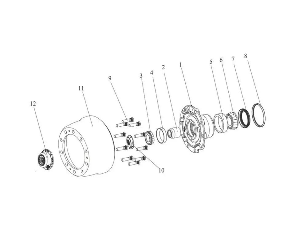 Узел логики с передней оси