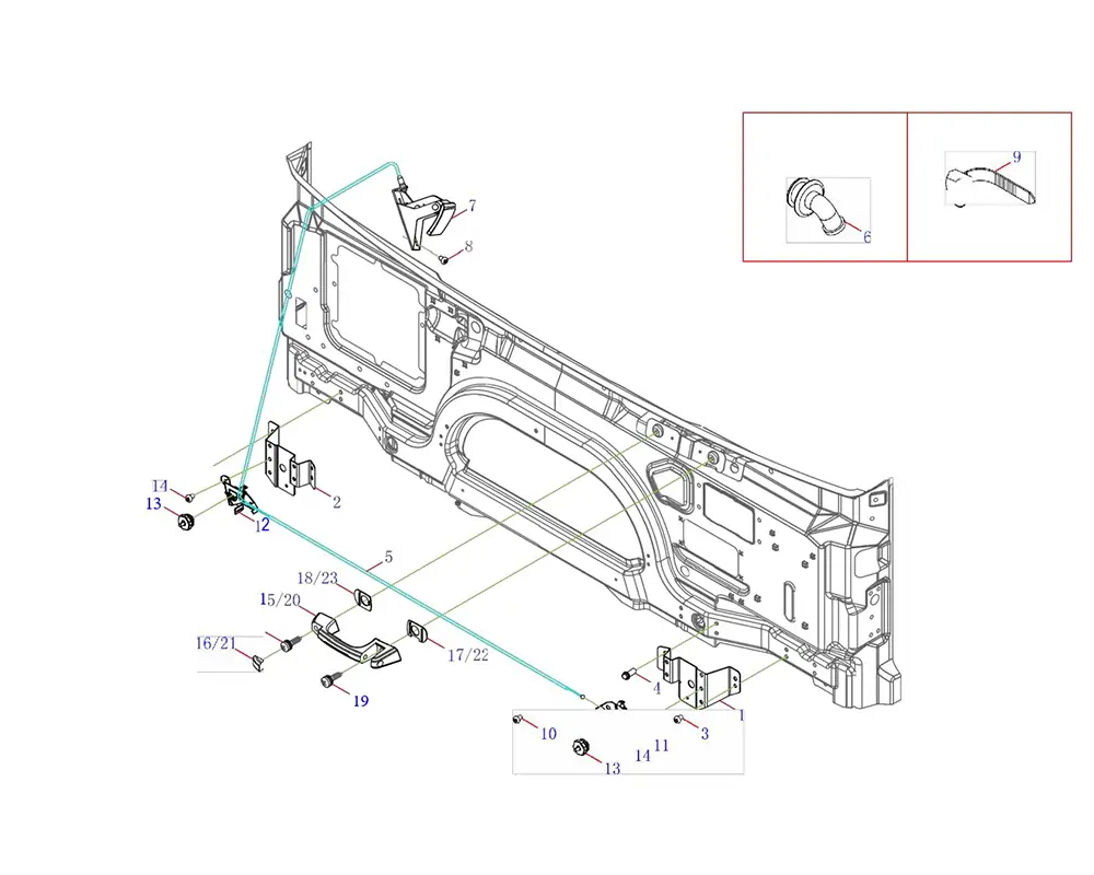 مجموعة إمالة اللوحة الأمامية