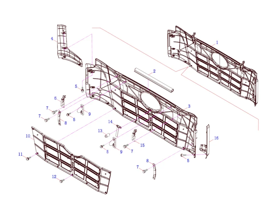 Внешняя панель передней стены 1