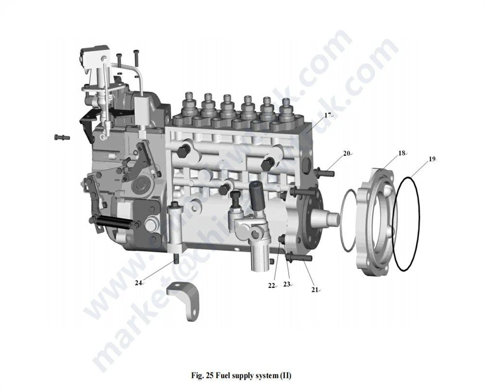 Система подачи топлива (II) грузовик ФАВ