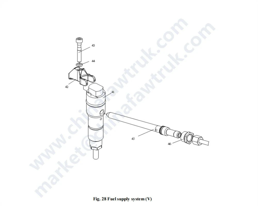 Fuel Supply System (V) FAW truck