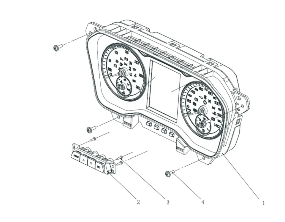 Ensemble logique de cluster d'instruments FAW J7