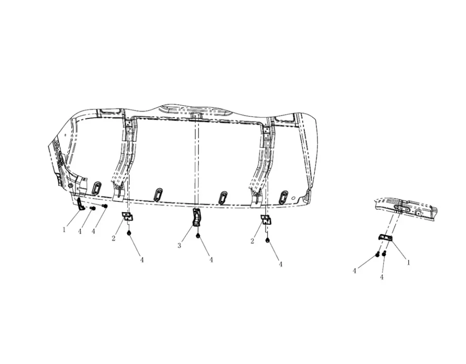 Overhead box components (IX) FAW J7
