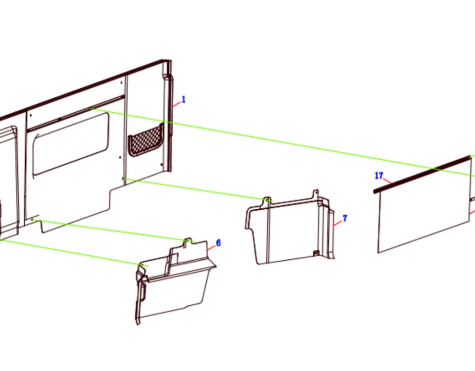 Módulo de corte interior do painel traseiro3