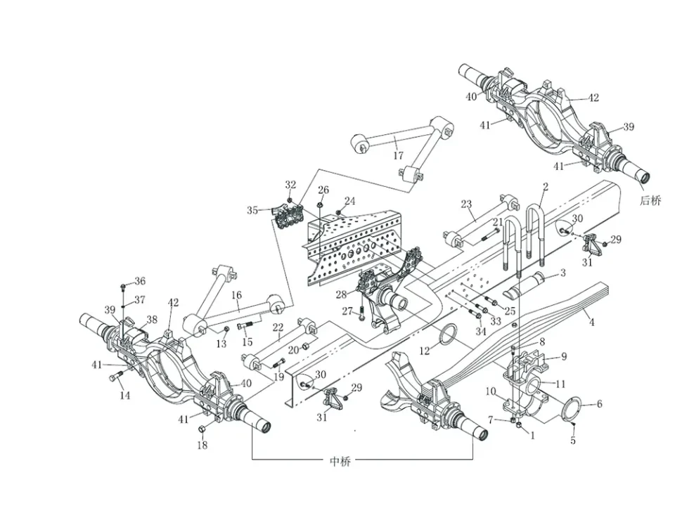 Rear Suspension FAW J7