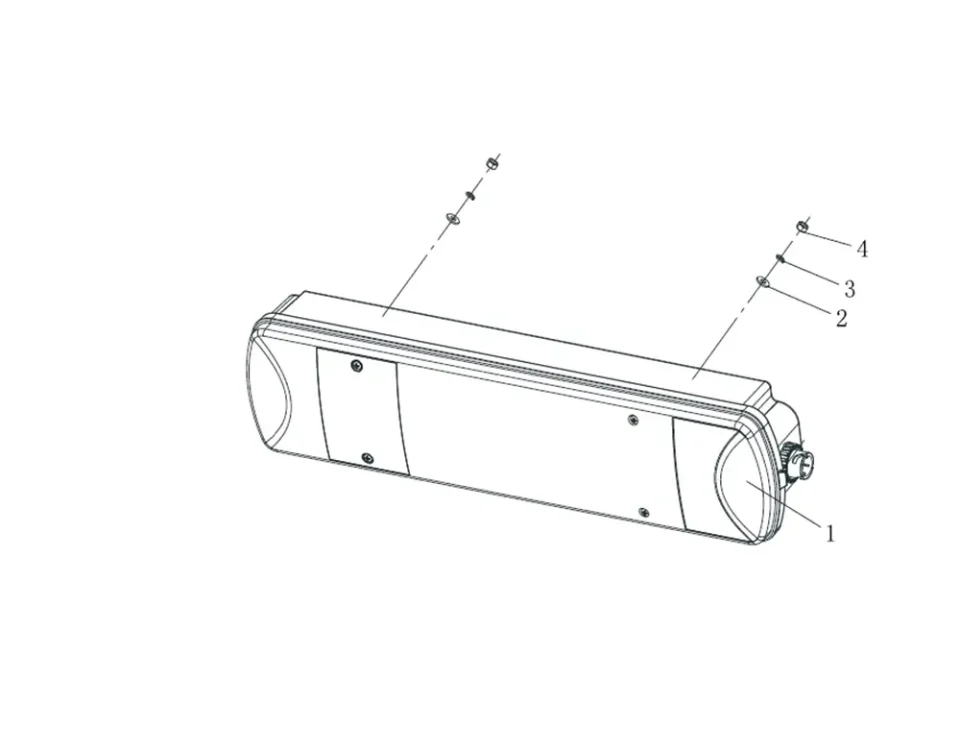 مجموعة مصباح المزيج الخلفي مجموعة FAW J7