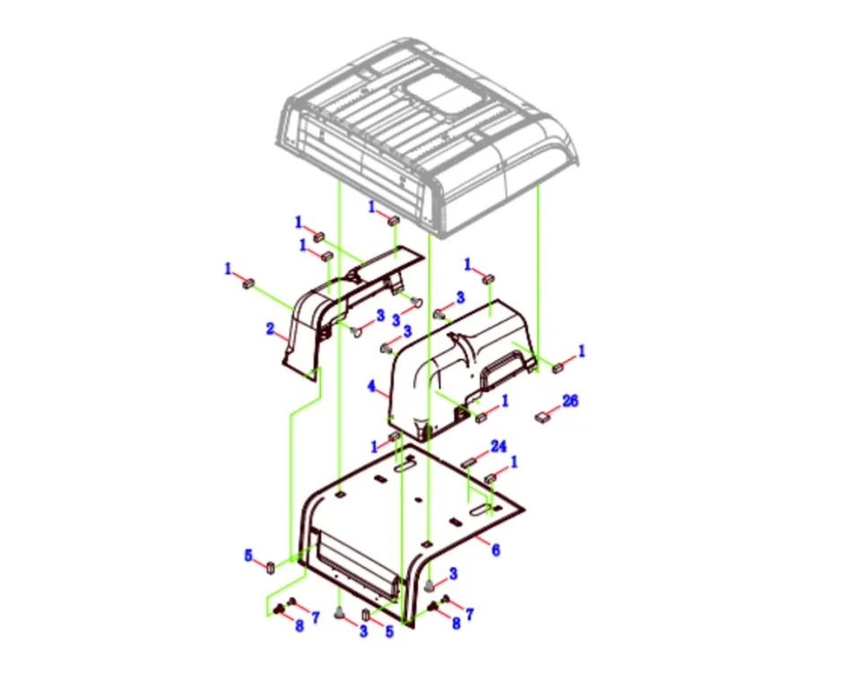 Крыша интерьер отделка модуль1