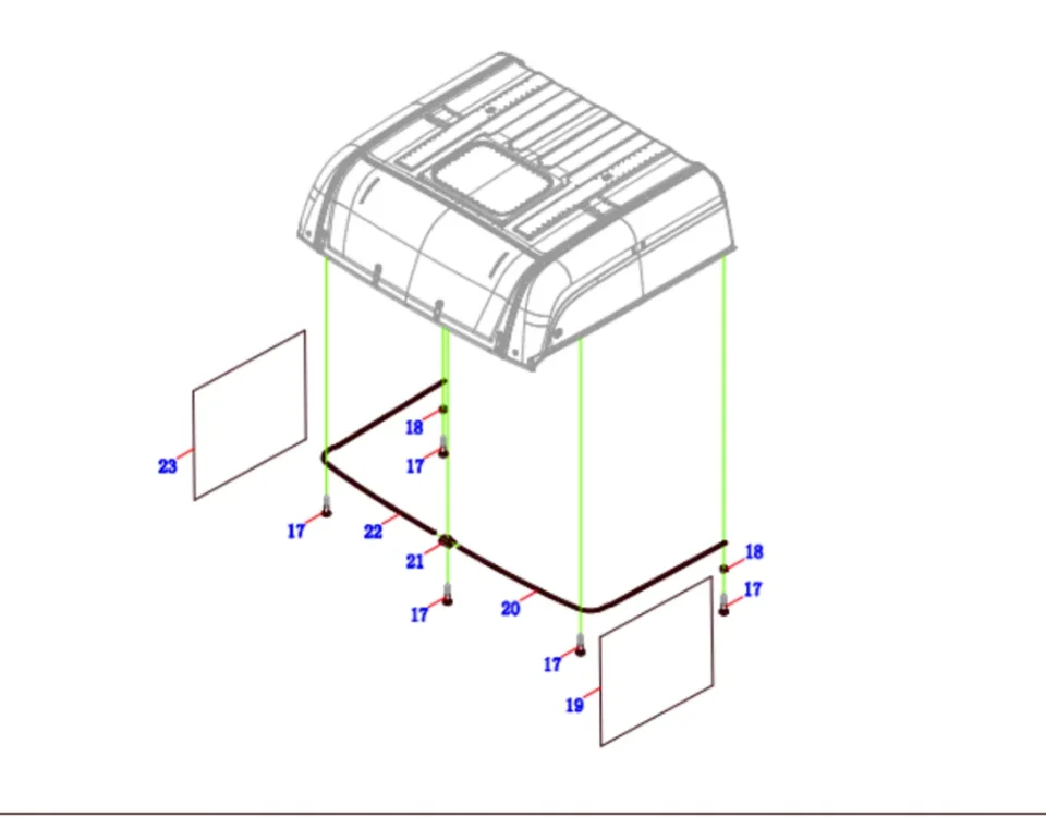 Крыша интерьер отделки модуль3